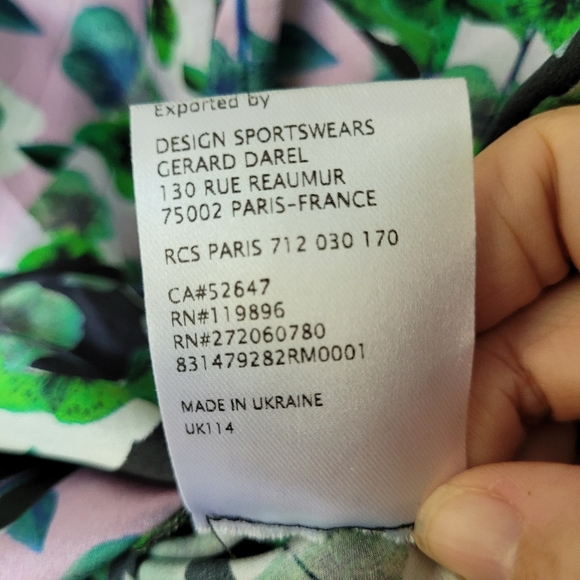 Gerard Darel Silk Floral Blouse Size 40 (US 8) - Picture 9 of 9